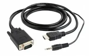 HDMI to VGA and 3.5mm Audio Cable, 1.8m