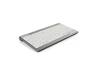 Компактная беспроводная клавиатура BakkerElkhuizen UltraBoard 950, Bluetooth, US QWERTY, светло-серая/белая