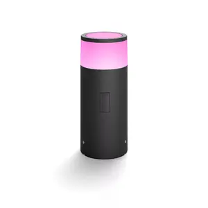 Philips Hue Calla Outdoor Pedestal Light, White and Colour Ambiance, Bluetooth and Zigbee