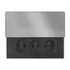 Встраиваемый блок розеток Solight PP128, 3 розетки Photo 3