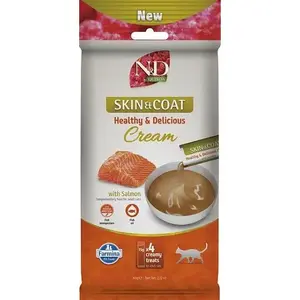 Farmina N&D Quinoa Skin & Coat laša krēms kaķiem 4x15g