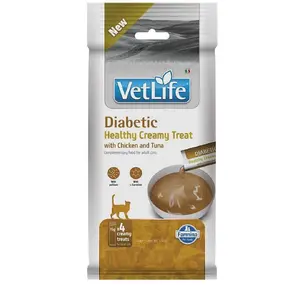 Лакомство для кошек Farmina Vet Life Diabetic с курицей и тунцом 60 г