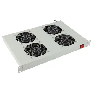 Lanview RAF315WH Fan Panel with 4 Fans and Analog Thermostat