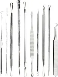 Aptel AG554E Blackhead and Pimple Remover Tool Set, 10-Piece