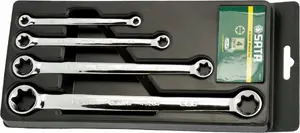 Sata ST09012SJ divpusējo E-Torx uzgriežņu atslēgu komplekts, 4 gab.