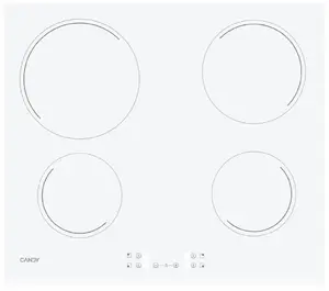 Candy CH64CCW Electric Ceramic Hob with 4 Cooking Zones