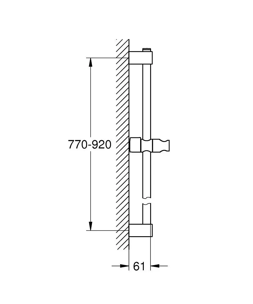 GROHE Tempesta dušas stienis 900 mm Photo 4
