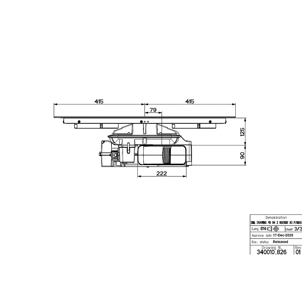 Индукционная панель FABER GALILEO TURN A830 с вытяжкой Photo 4