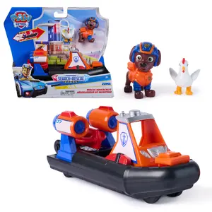 PAW Patrol Zuma glābšanas kutera rotaļlieta ar 2 figūriņām un atpakaļvelkamu mehānismu