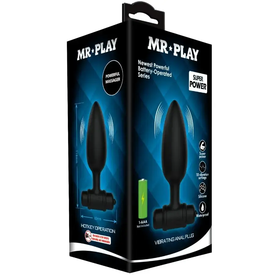 Вибрирующая анальная пробка MR PLAY Super Power Photo 9