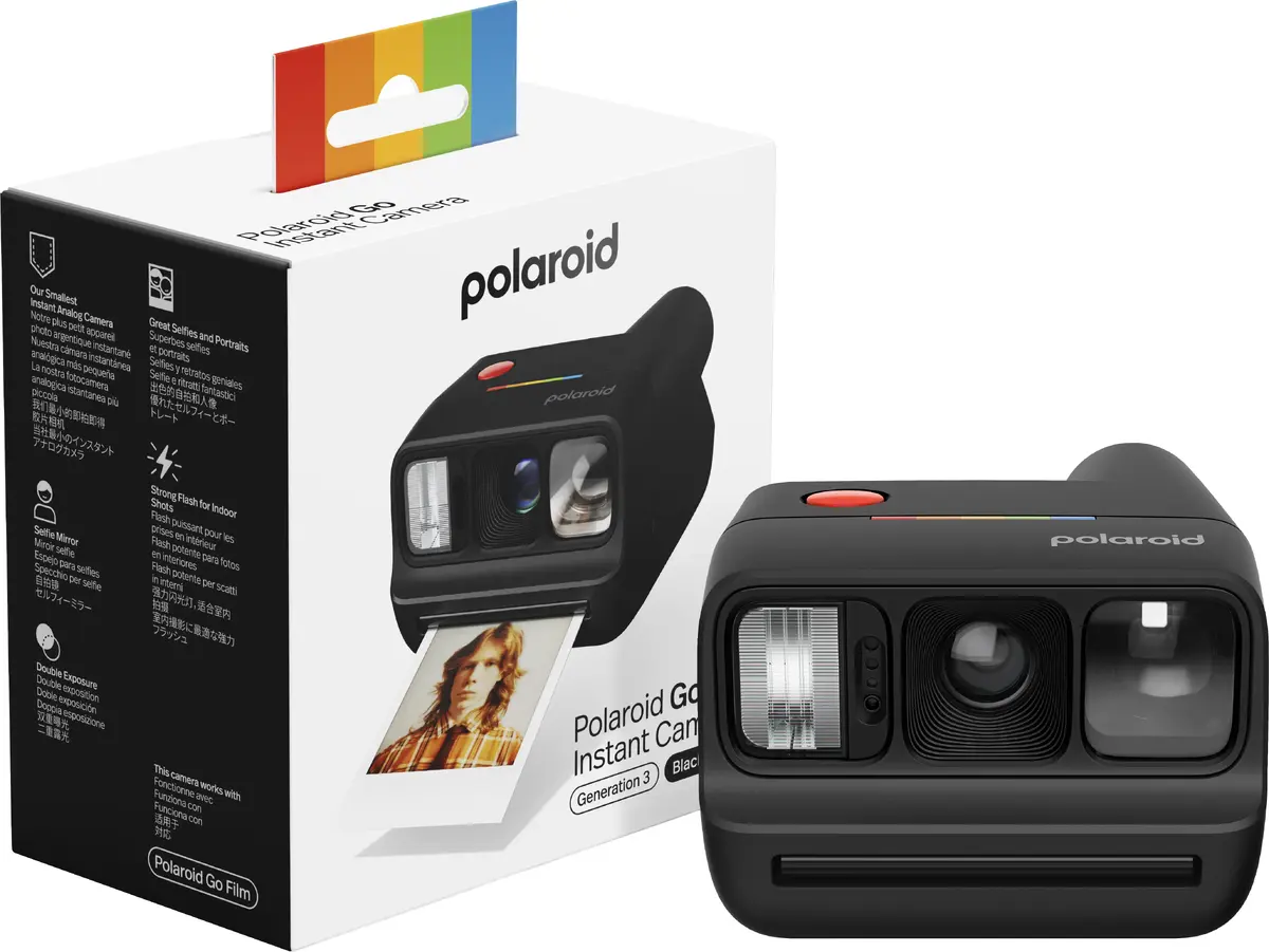 Polaroid Go Gen 3 momentfotoaparāts - melns Photo 11