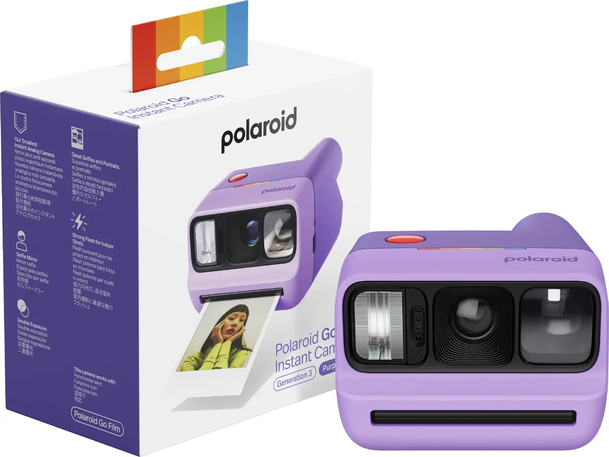 Polaroid Go Gen 3 tūlītējās fotokamera - violeta Photo 11