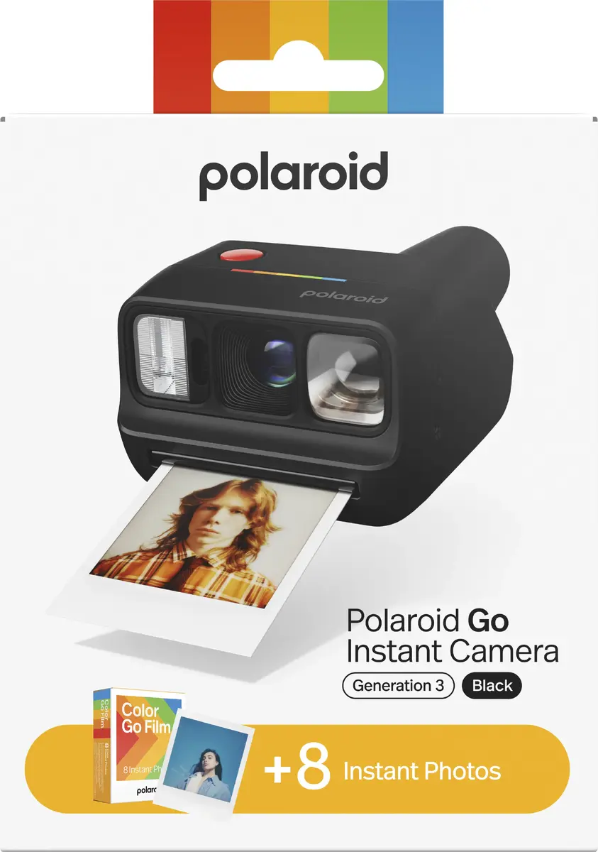 Polaroid Go Gen 3 momentfotoaparāts — melns Photo 12