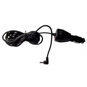 Riff Universal Car Charger for DVRs and Navigators, 5V 700mA, 3.5mm x 1.5mm Angled Plug, 3.5m Cable