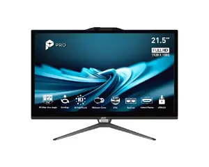 MSI PRO AP222T 14MA-668EU All-in-One PC, 21.5-inch FHD Touch Display, Intel Pentium Gold G7400, 8GB RAM, 128GB SSD, Windows 11 Pro