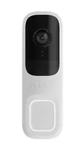 Commax Ajax Wireless Video Doorbell, 4MP, 2688 x 1520, Wi-Fi, White