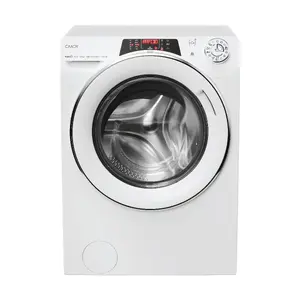 Candy RapidÓ ROW4966DWMCT/1-S Freestanding Washer Dryer, 9kg Wash, 6kg Dry, 1400 RPM