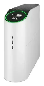 APC Back-UPS Pro BGM2200-GRWHITE 2200VA/1320W līnijinteraktīvs UPS, Tower, 230V, 4x Schuko un 2x IEC C13 ligzdas, tīrs sinusa vilnis, balts