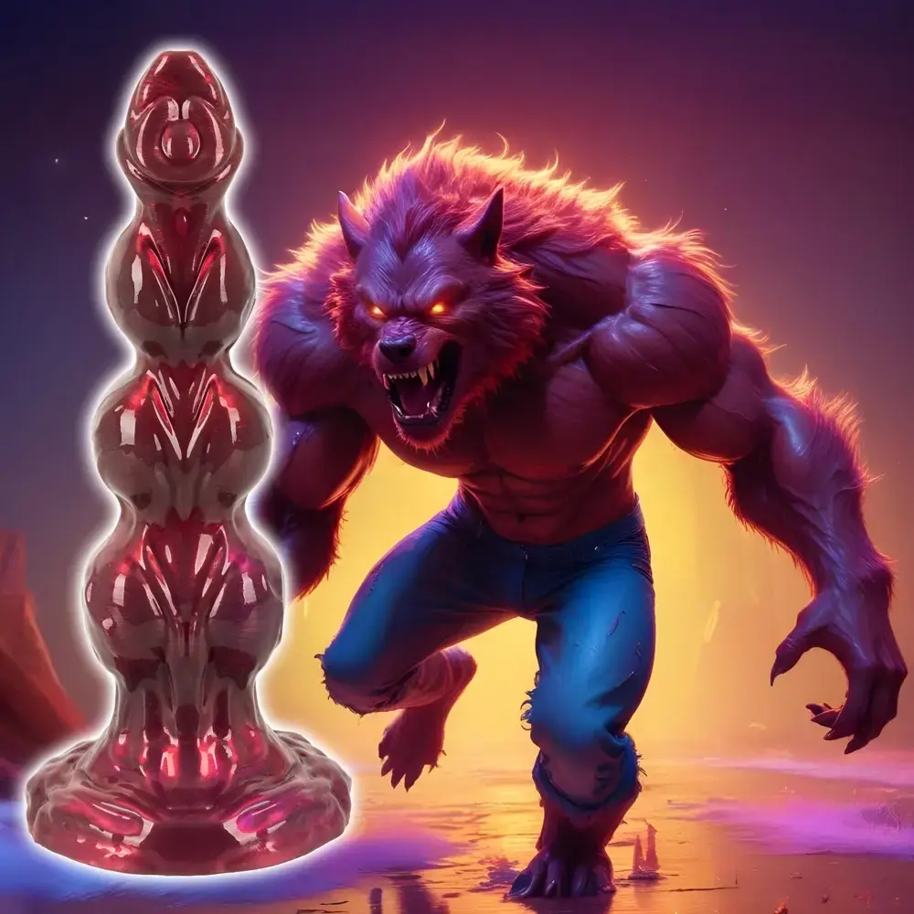 Фаллоимитатор Beasty Cocks Werewolf Willie | Жидкий силикон Photo 12