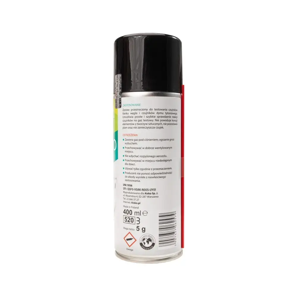 Тестовый газ FIRESCO AIS-GT-CODT400 для датчиков Photo 2