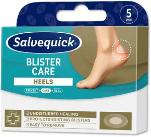 Orkla Salvequick Stopy Care Heel Plasters, 5 pieces