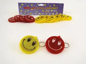 Adar Smiley Reflective Keychain