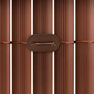 Springos Mounting Kit for Balcony Cover Mats, 26 Pieces, Brown