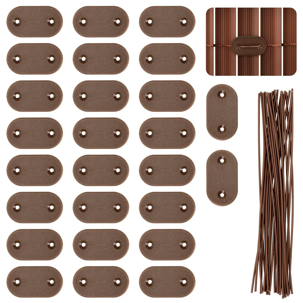 Springos Mounting Kit for Balcony Cover Mats, 26 pcs. Photo 8