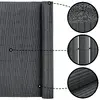 Защитный экран для балкона Springos 500x160 см, темно-серый Photo 4