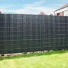 Springos Fencing Tape 19 cm x 50 m Anthracite Photo 8