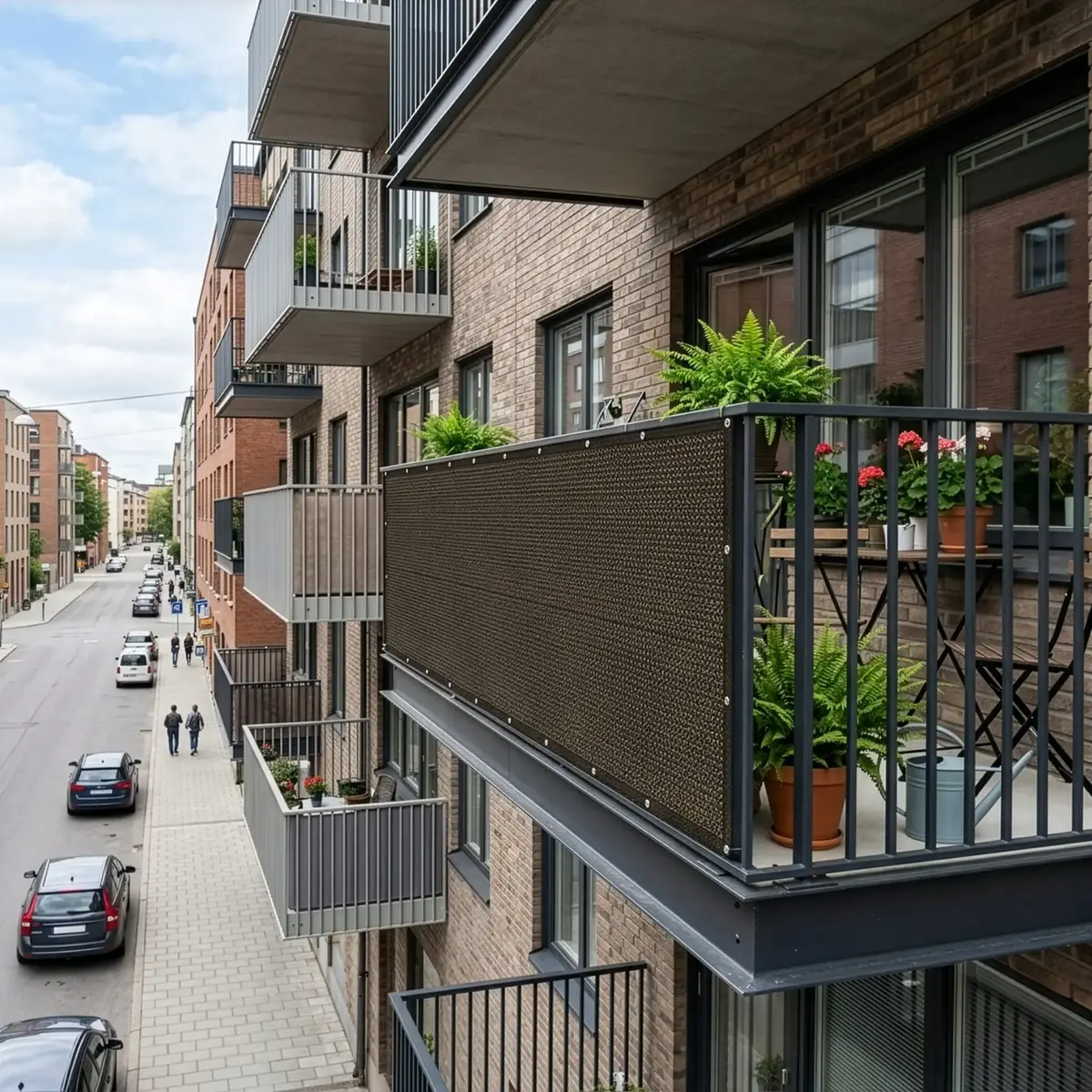 Springos BN1030 Balcony Privacy Screen 1 x 5 m Photo 5