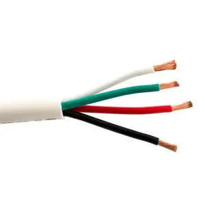 SCP 14/4OFC-HD-WT-D 4-Conductor Speaker Cable 14 AWG 152 m White