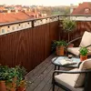 Защитный экран для балкона Springos 500x160 см, коричневый Photo 10