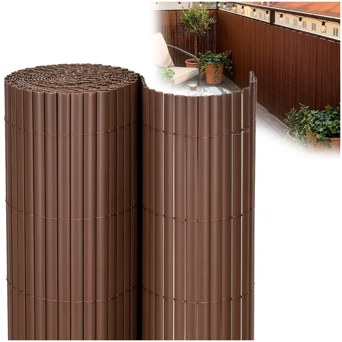 Защитный экран для балкона Springos PVC 500x120 см Photo 10