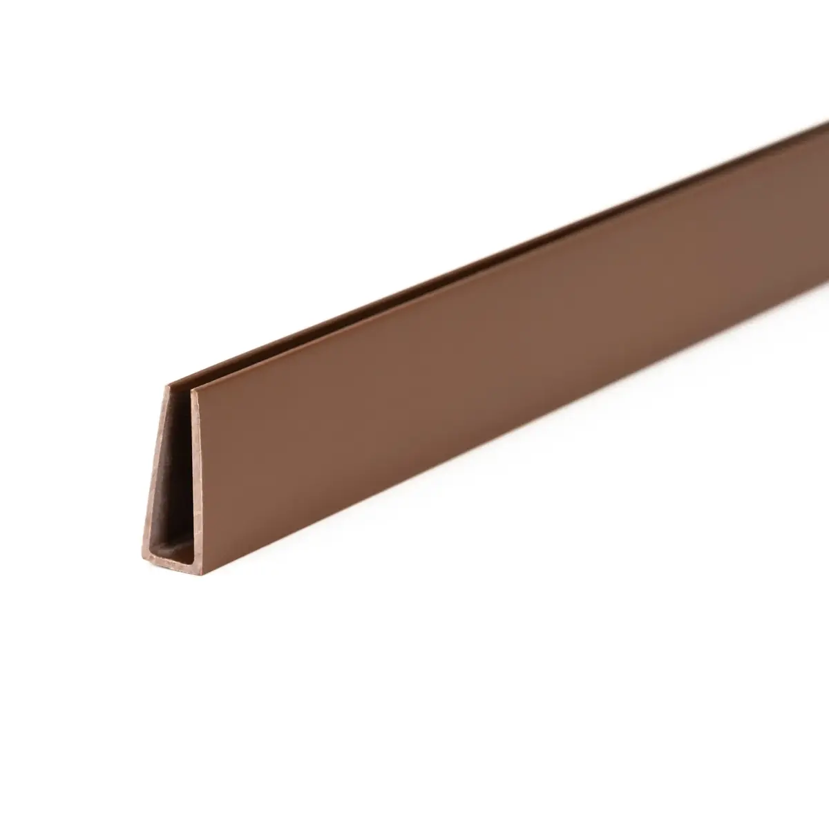 Springos PVC Masking Cover Profile 100 cm, Brown Photo 8