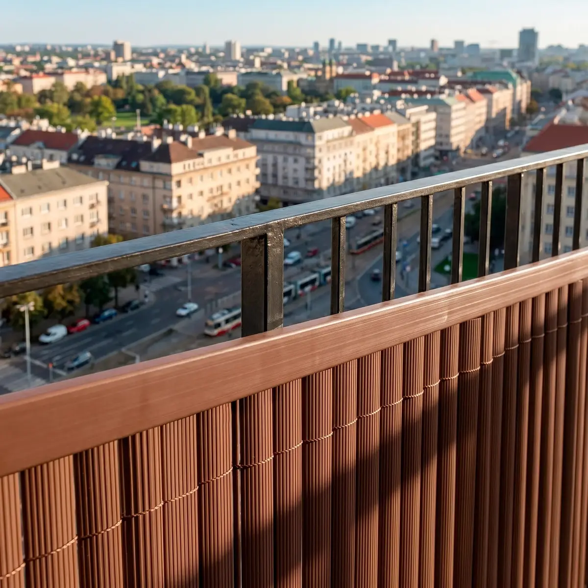 Springos PVC Masking Cover Profile 100 cm, Brown Photo 9
