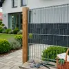 Springos Fencing Tape 4.75 cm x 50 m Anthracite Photo 5