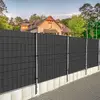 Springos Fencing Tape 4.75 cm x 50 m Anthracite Photo 9