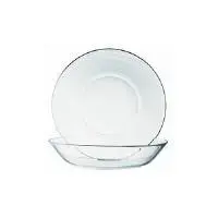Esmeyer Cosmos Dessert Plate Set, 140 mm, Tempered Glass, 12 Pieces