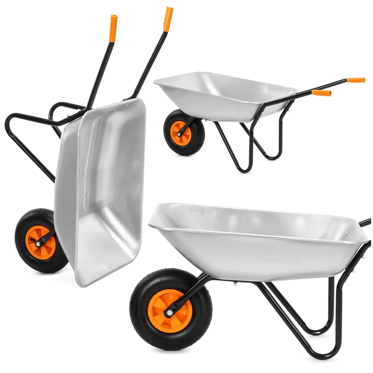Springos GA0256 Garden Wheelbarrow 65 L Photo 3