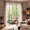 Садовые качели Springos SPR0047 | Диаметр 102 см Photo 5