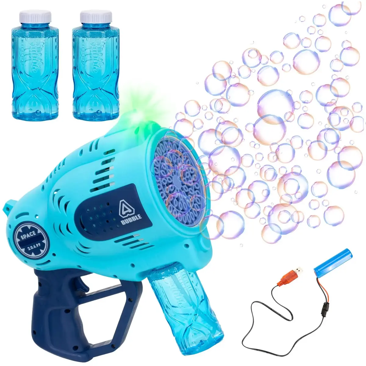 Springos KG0064 Bubble Gun with LED Photo 2
