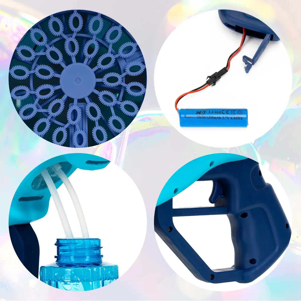 Springos KG0064 Bubble Gun with LED Photo 7