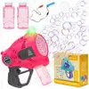 Springos KG0065 Bubble Gun - Rechargeable LED Bubble Toy Photo 3