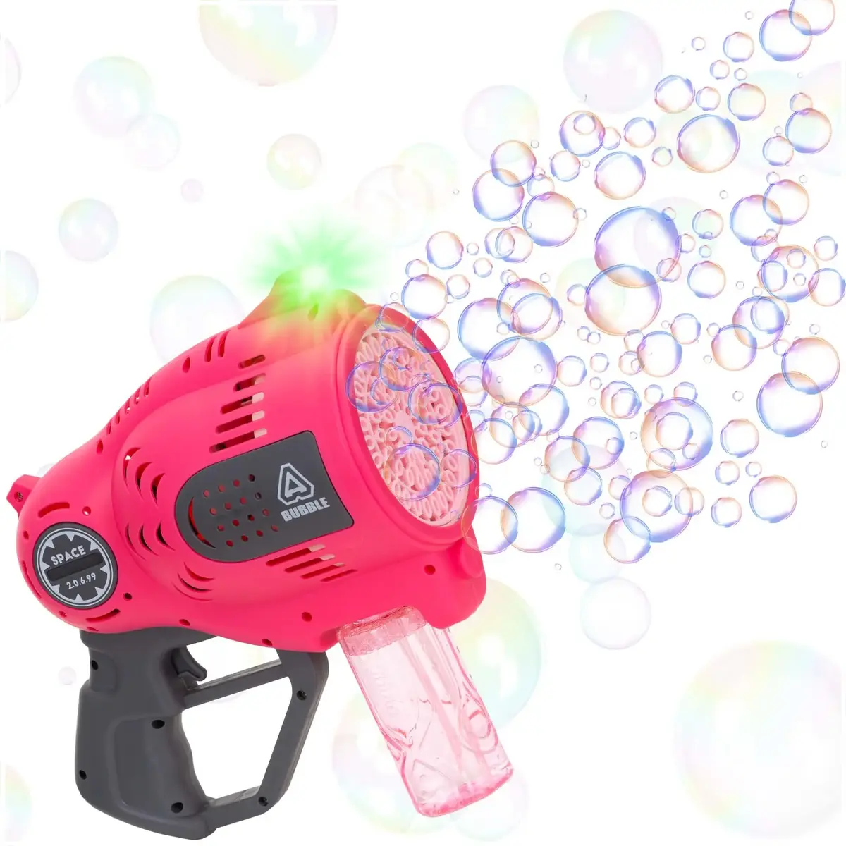 Springos KG0065 Bubble Gun - Rechargeable LED Bubble Toy Photo 4