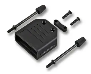 Кабельный колпачок EFB Elektronik 29475.1 для 9-контактных разъемов, черный пластик