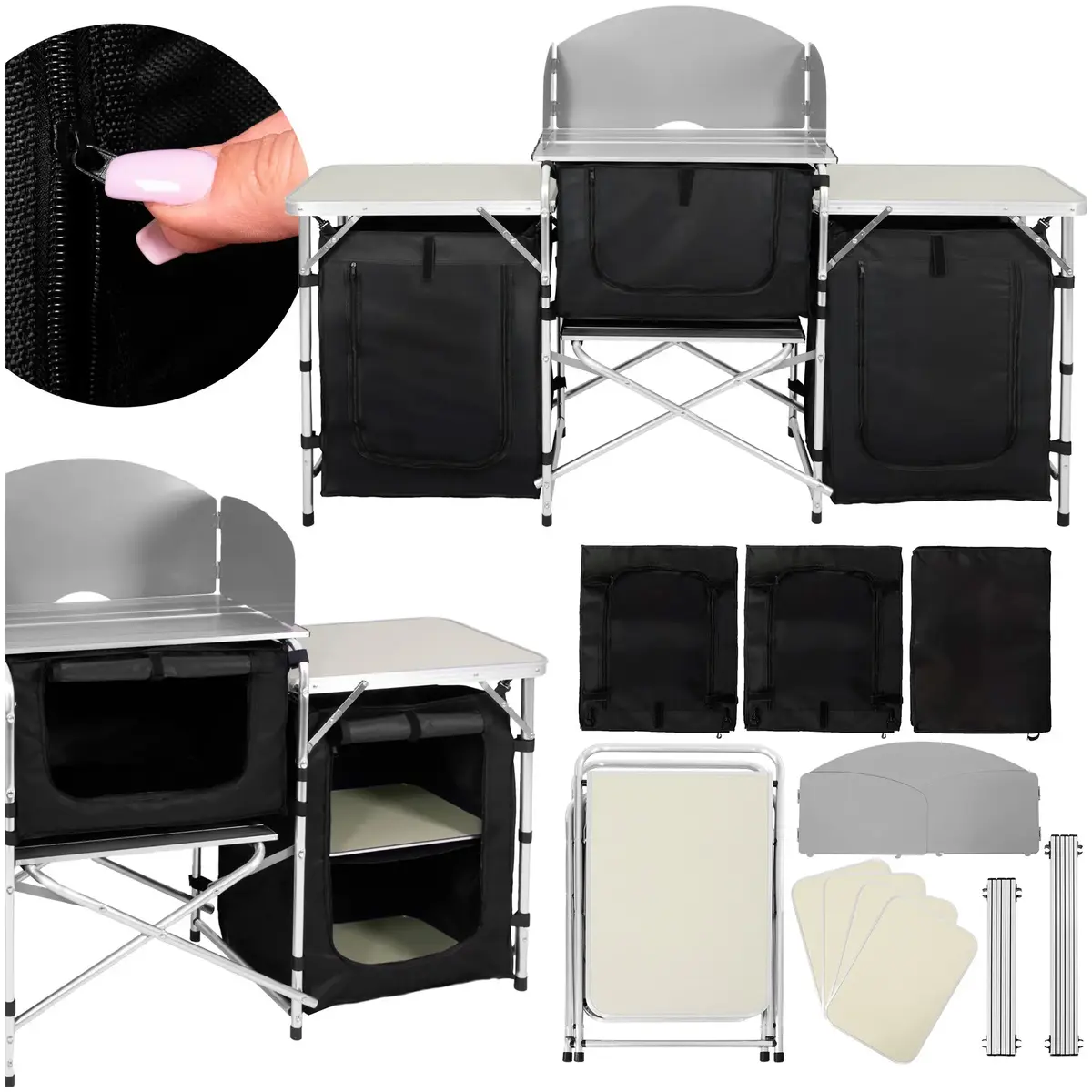 Springos CS0181 Portable BBQ Table Photo 2
