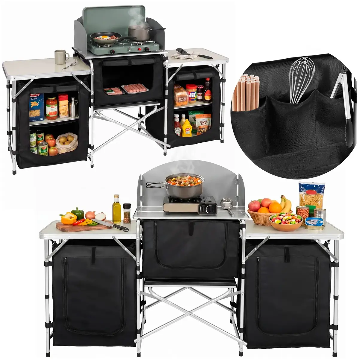 Springos CS0181 Portable BBQ Table Photo 3
