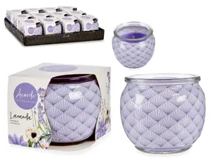 Acorde Lavender Scented Candle in Glass Container