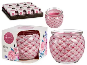Acorde Scented Candle in Glass Container, Cut Flower Aroma